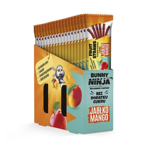 LUZ: FRUIT STRAWS przekąska o smaku jabłko-mango 16g