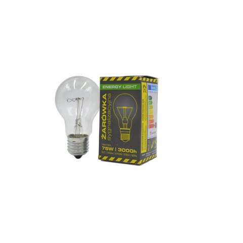 LUZ: Żarówka sygnalizacyjna E27 75W A55