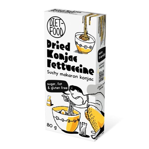 Makaron Shirataki Konjac Fettuccine suchy 80g