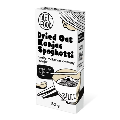 Makaron Shirataki Konjac owsiany Spaghetti 80 g