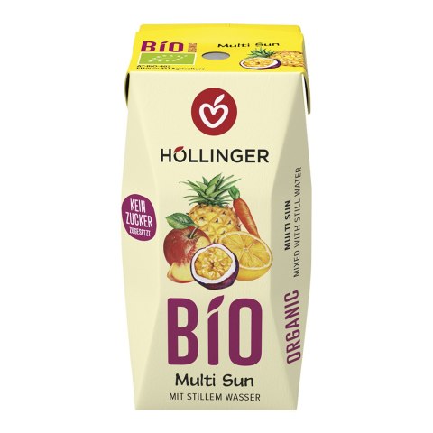 Nektar wieloowocowy bez dodatku cukru BIO 200 ml