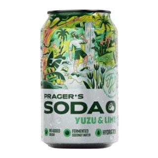 Prager's soda yuzu & lime 330 ML