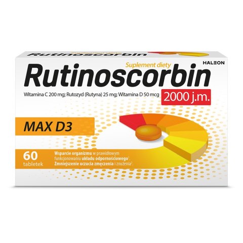 Rutinoscorbin Max D3 60 tabletek