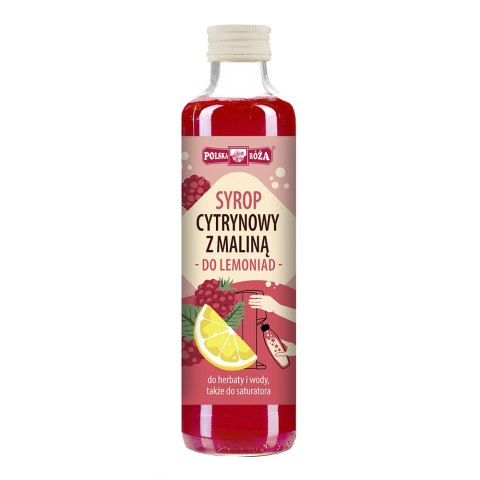 Syrop cytrynowy z maliną do lemoniad 250 ml