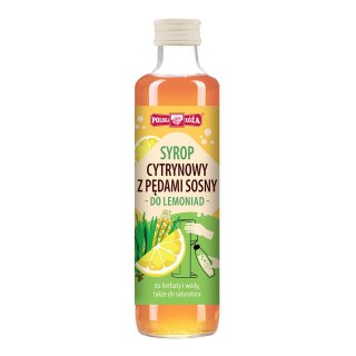 Syrop cytrynowy z pędami sosny do lemoniad 250 ml