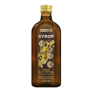 Syrop imbirowy z inuliną i miodem 250 ml