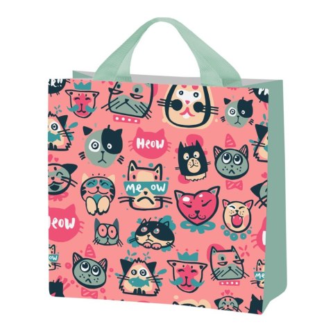 Torba PP wielokrotnego użytku KOTKI 26x26x12