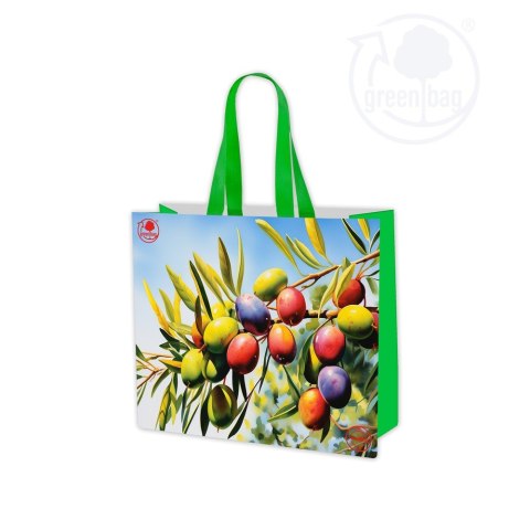 Torba PP wielokrotnego użytku Oliwka 45x40x18