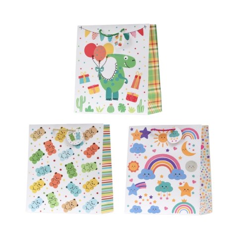 Torebka ozdobna papierowa prezentowa TY-30 26,4x32,8x13,5 cm