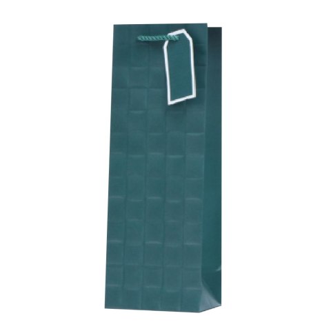 Torebka prezentowa ozdobna papierowa TA-50 butelka cm: 12/35/8/9