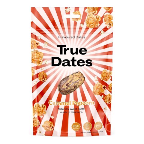 True Dates - daktyle o smaku karmelowego popkornu bez dodatku cukru 100g