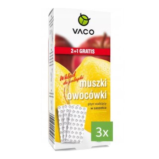 VACO ECO Wkład - Płyn do pułapki na muszki owocówki 3szt
