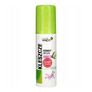 VACO KIDS Płyn na kleszcze, komary i meszki dla Dzieci pump spray 80ml