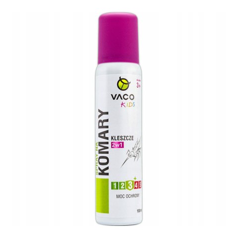 VACO KIDS Spray na komary, kleszcze i meszki dla Dzieci 100ml