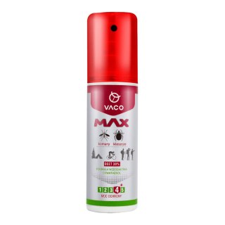 VACO MAX Płyn na komary, kleszcze i meszki DEET 30% 80ml