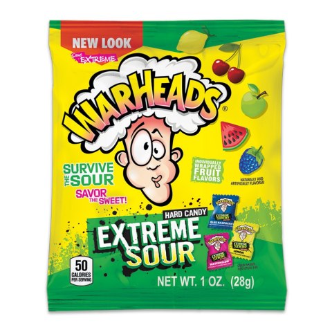 Warheads Extreme Sour Hard Candy 28 g