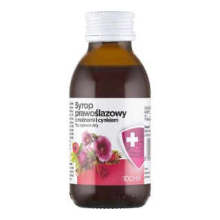 Aflofarm syrop prawoślazowy Malina i Cynk 100 ml