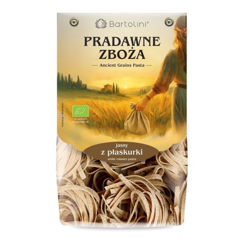 Bartolini Pradawne Zboża makaron z płaskurki jasny BIO - gniazda 250g