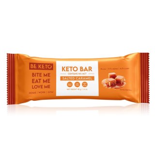 BeKeto Keto Baton o smaku Słony Karmel w Czekoladzie 40g
