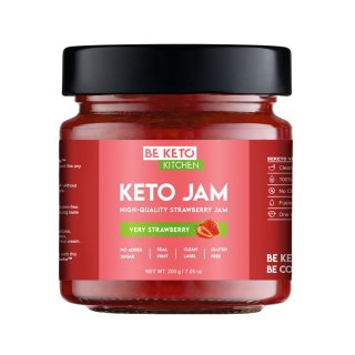 BeKeto Keto Dżem Bardzo Truskawkowy 200 g