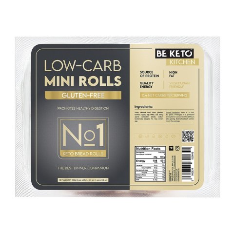 BeKeto Keto Bułeczki bezglutenowe 100 g