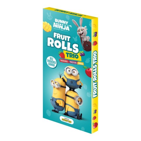 Bunny Ninja FRUIT TRIO ROLLS MINIONKI 45 g
