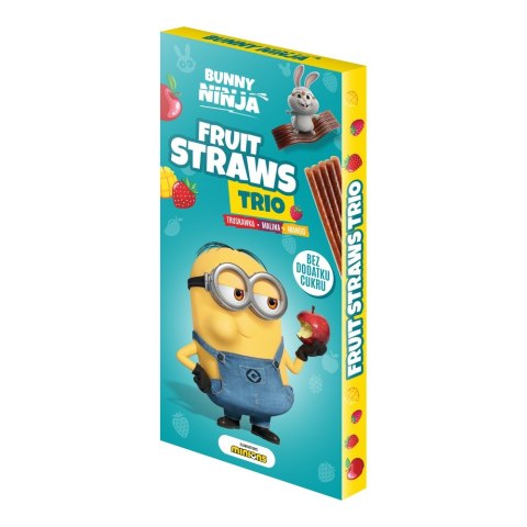 Bunny Ninja FRUIT TRIO STRAWS MINIONKI 48 g