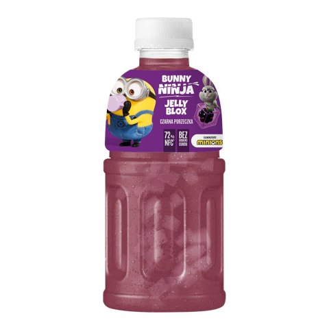 Bunny Ninja Minions Jelly Blox Napój z sokiem z czarnej porzeczki NFC oraz galaretką kokosową 320 ml