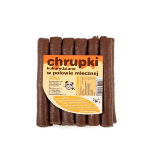 Chrupki kukurydziane w polewie czekoladowo-mlecznej 120 g