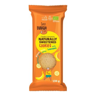 Ciastka z bananem słodzone agawą BIO 130g