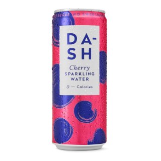 DASH WATER Woda gazowana o smaku wiśni, bez cukru 330ml