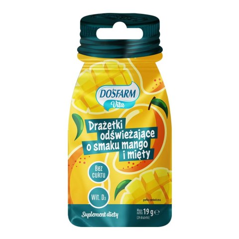 DOSFARM @VITA DRAŻETKI MANGO/MIĘTA19G