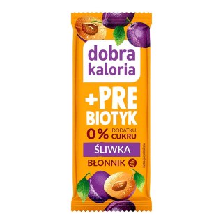 Dobra Kaloria baton śliwkowo-orzechowy z prebiotykiem bez dodatku cukru 35g