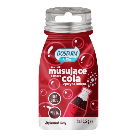 Dosfarm Vita Drażetki musujące o smaku cola, cytryna i mięta 16,5 g
