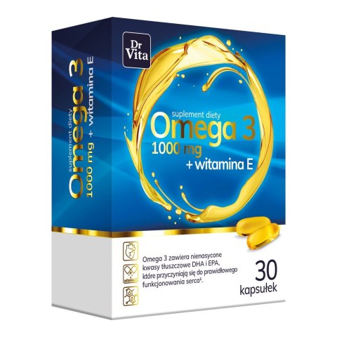 Dr Vita Omega 3 1000 mg + witamina E 30 kapsułek
