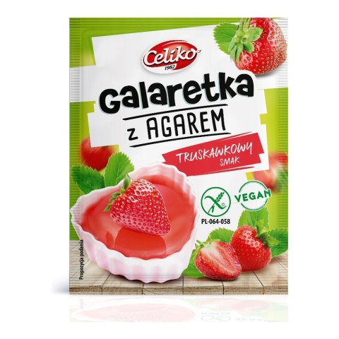 Galaretka z agarem o smaku truskawkowym 45 g