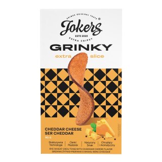 JOKERS GRINKY zakręcone grzanki ser cheddar 90g