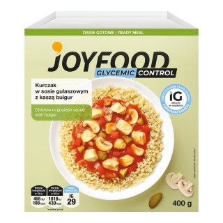 JOYFOOD Kurczak w sosie gulaszowym z kaszą bulgur IG 29 400 g