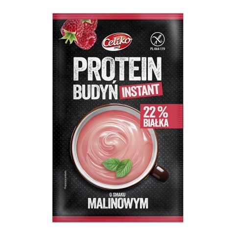 LUZ: Budyń proteinowy o smaku malinowym bezglutenowy 40 g