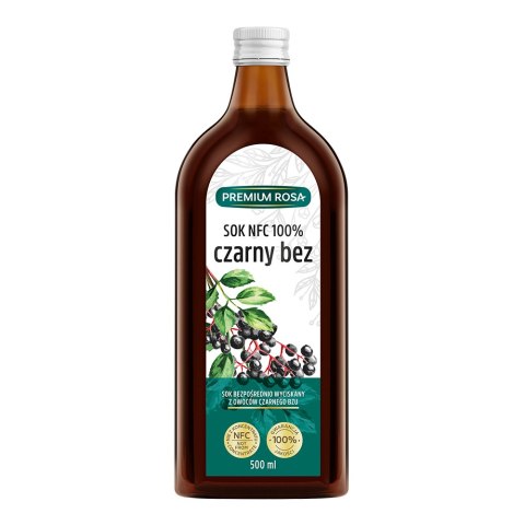 LUZ: Sok z czarnego bzu 100% 500 ml