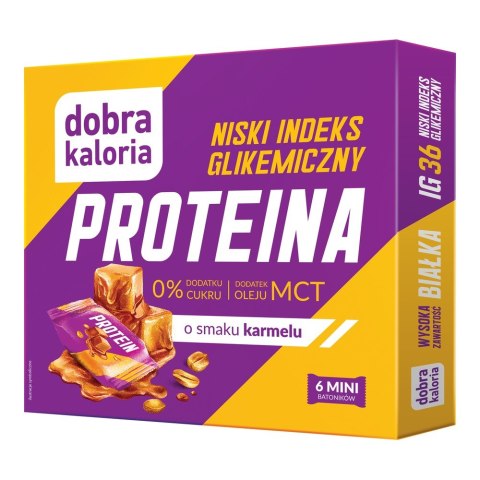 Mini batoniki PROTEINA IG36 z MCT o smaku karmelu 102g