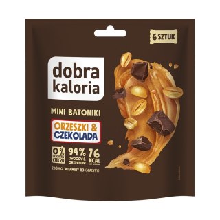Mini batoniki orzeszki & czekolada bez dodatku cukru 108 g