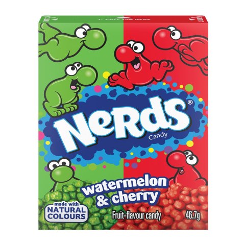 Nerds cukierki o smaku dzika wiśnia-arbuz 46,7 g