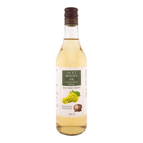 Ocet winny z białego wina 6% 500 ml