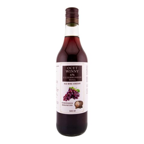 Ocet winny z czerwonego wina 6% 500 ml