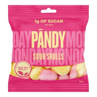 PANDY błonnikowe żelki o smaku maliny i cytryny bez dodatku cukru 50 g