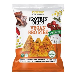 POPCROP PYRAMIDS Chipsy Proteinowe BBQ Ribs 60g