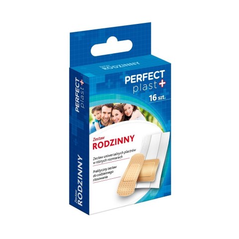 Perfect Plast Zestaw rodzinny uniwersalne plastry 16szt