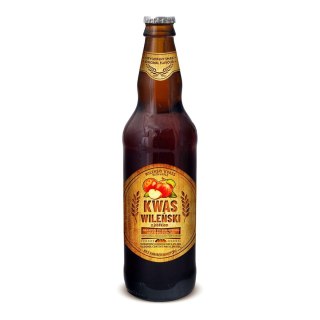 PolBioEco Kwas chlebowy wileński z sokiem jabłkowym 500ml