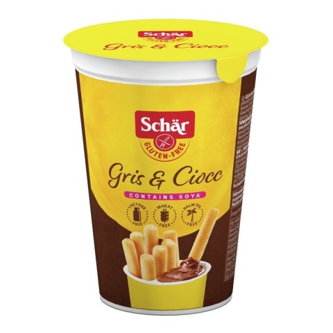 Schar Gris&Ciocc bezglutenowe paluszki z kremem czekoladowym 52 g